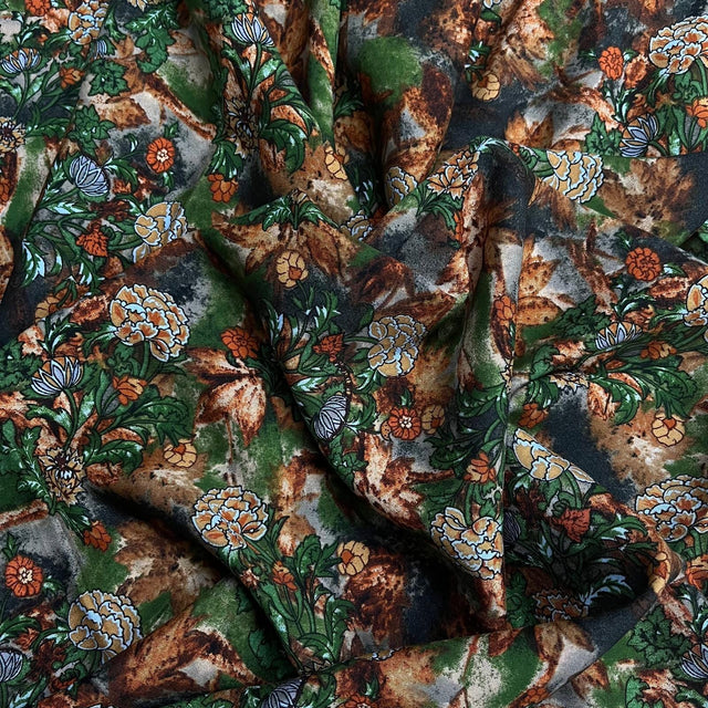Pound A Metre 3 Metres Printed Dressmaking Viscose Fabric – 55" Wide (Jungle)