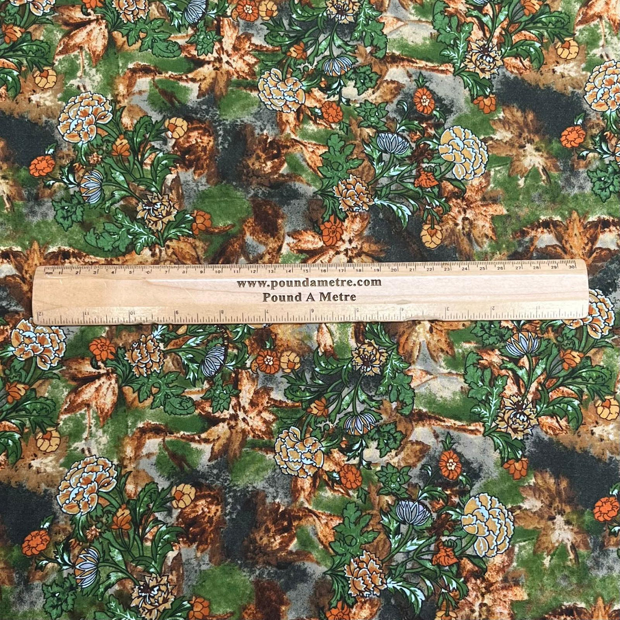 Pound A Metre 3 Metres Printed Dressmaking Viscose Fabric – 55" Wide (Jungle)