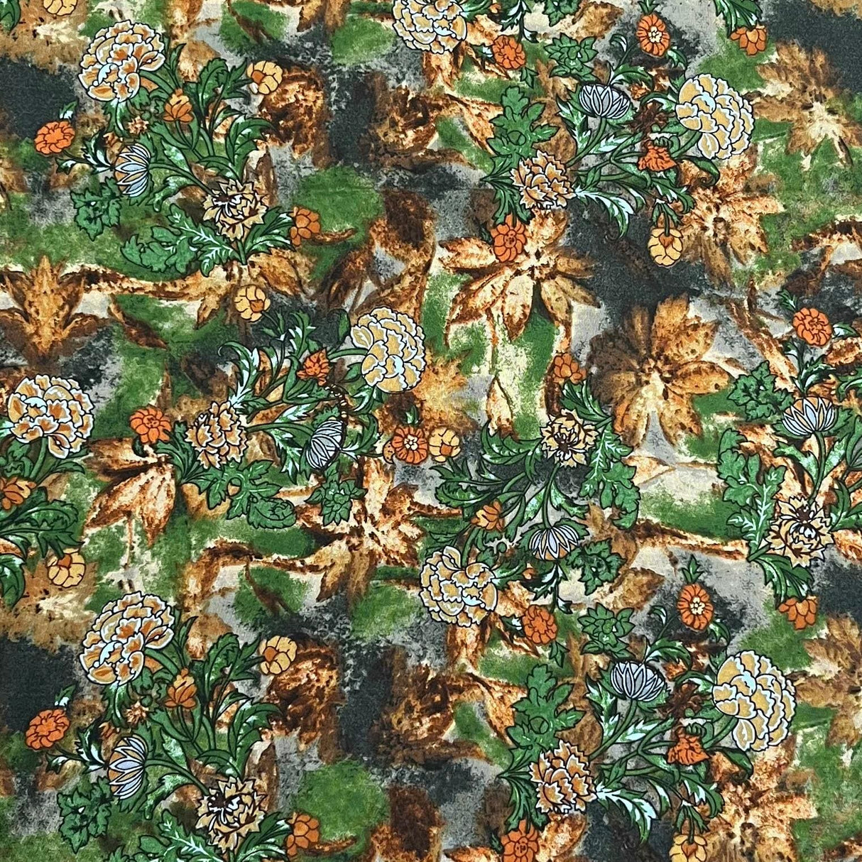 Pound A Metre 3 Metres Printed Dressmaking Viscose Fabric – 55" Wide (Jungle)
