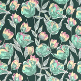 Pound A Metre 3 Metres Printed Dressmaking Viscose Fabric – 55" Wide (Leaf)