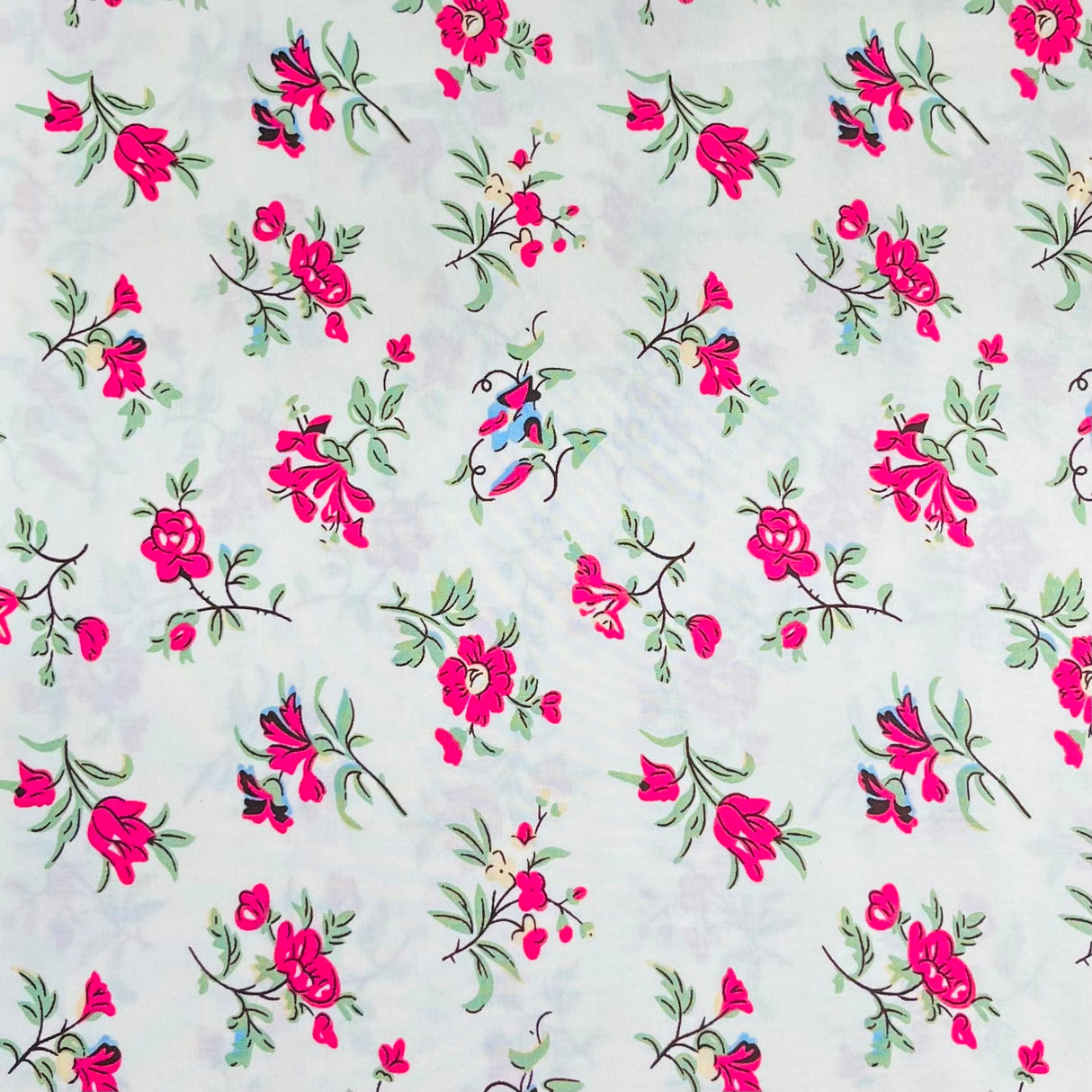 Pound A Metre 3 Metres Printed Dressmaking Viscose Fabric – 55" Wide (Lightest)