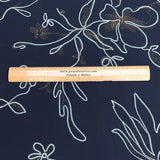 Pound A Metre 3 Metres Printed Dressmaking Viscose Fabric – 55" Wide (Navy Garden)