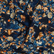 Pound A Metre 3 Metres Printed Dressmaking Viscose Fabric – 55" Wide (Night Garden)