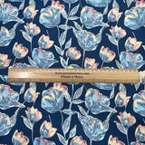 Pound A Metre 3 Metres Printed Dressmaking Viscose Fabric – 55" Wide (Ocean)