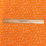 Pound A Metre 3 Metres Printed Dressmaking Viscose Fabric – 55" Wide (Orange)