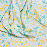 Pound A Metre 3 Metres Printed Dressmaking Viscose Fabric – 55" Wide (Paisley Floral)