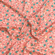 Pound A Metre 3 Metres Printed Dressmaking Viscose Fabric – 55" Wide (Peach Garden)