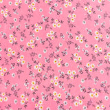 Pound A Metre 3 Metres Printed Dressmaking Viscose Fabric – 55" Wide (Pinky)