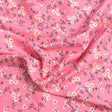 Pound A Metre 3 Metres Printed Dressmaking Viscose Fabric – 55" Wide (Pinky)