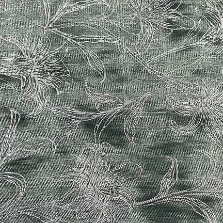 Pound A Metre 3 Metres Printed Dressmaking Viscose Fabric – 55" Wide (Sage)
