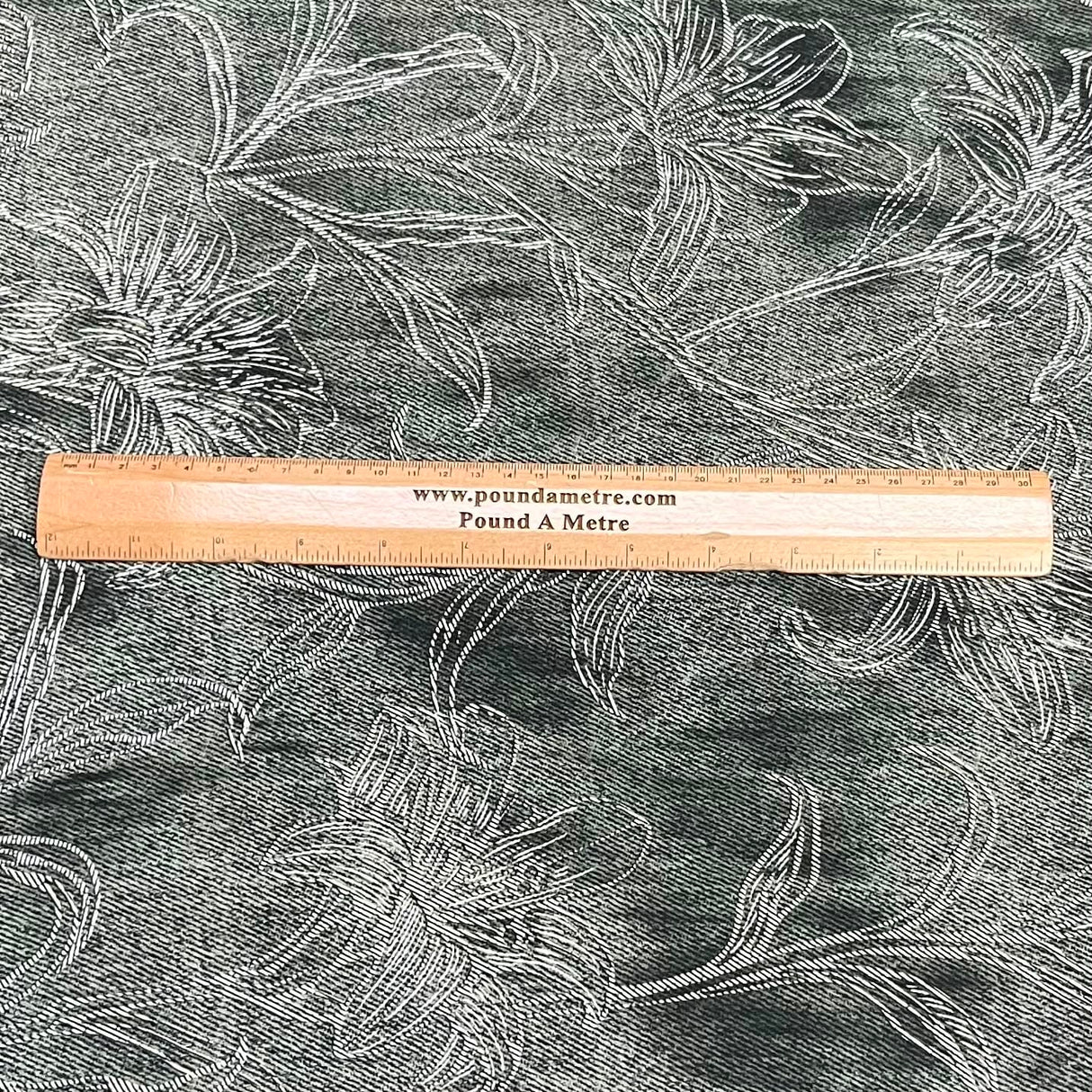 Pound A Metre 3 Metres Printed Dressmaking Viscose Fabric – 55" Wide (Sage)