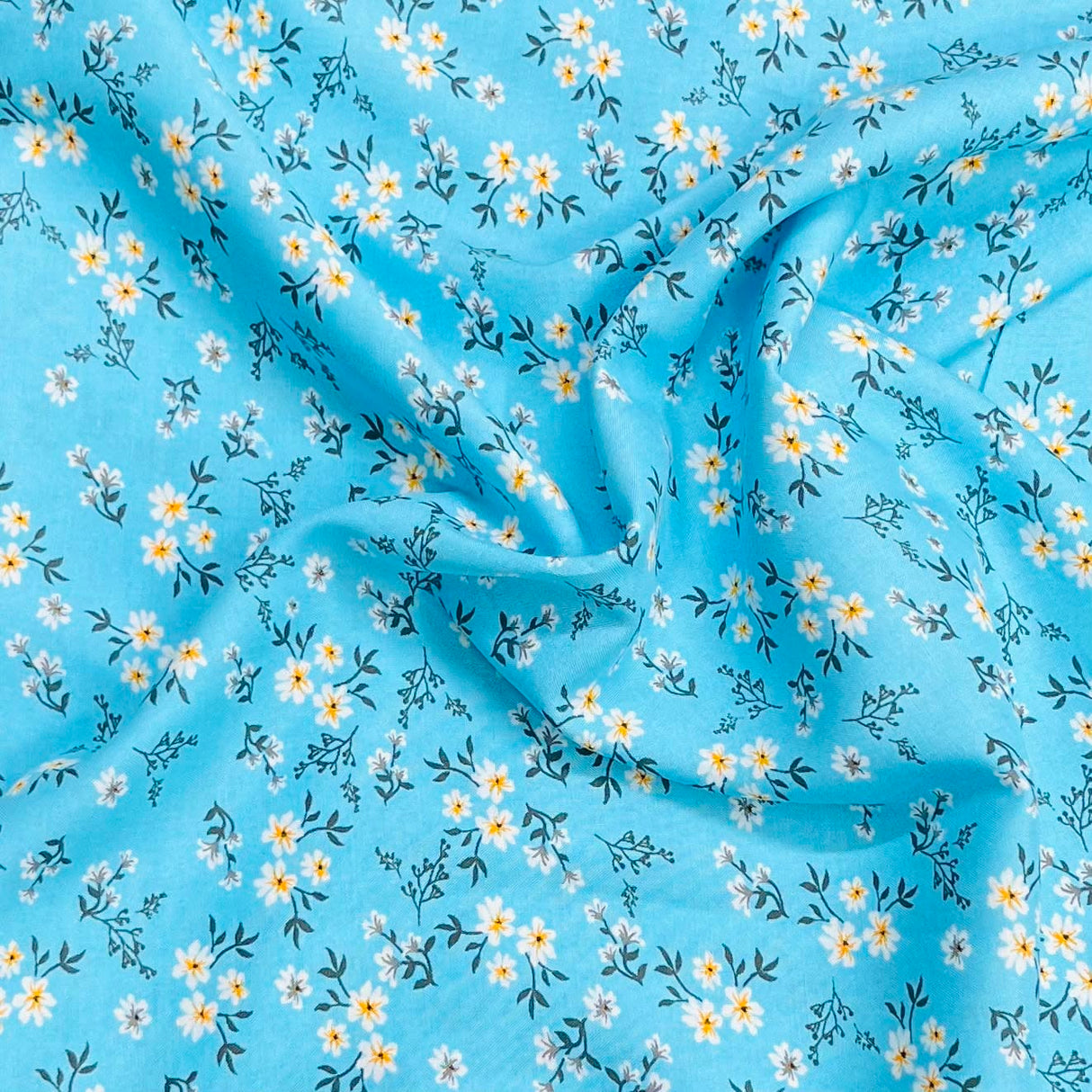 Pound A Metre 3 Metres Printed Dressmaking Viscose Fabric – 55" Wide (Seaside)