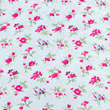 Pound A Metre 3 Metres Printed Dressmaking Viscose Fabric – 55" Wide (Sky Flowers)