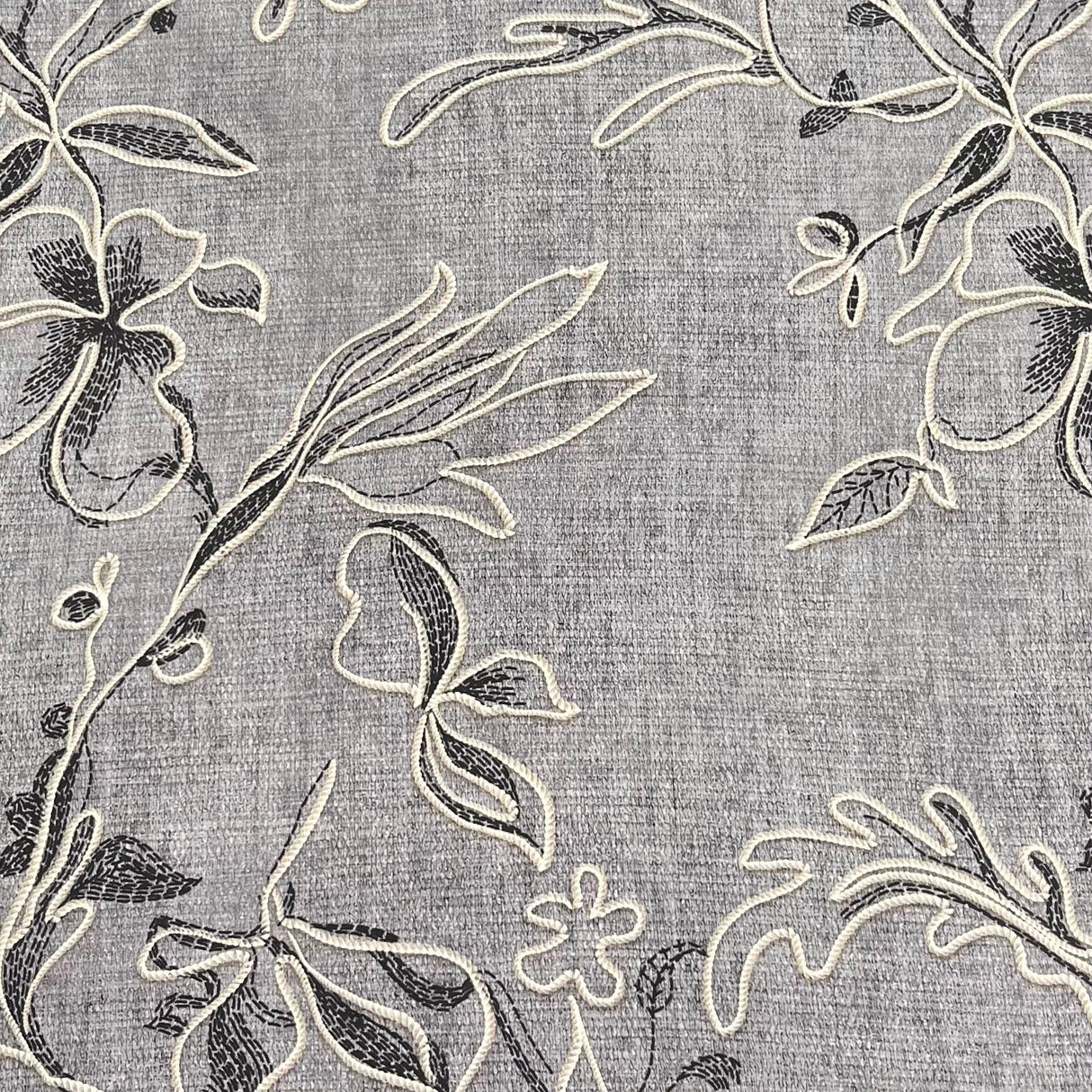 Pound A Metre 3 Metres Printed Dressmaking Viscose Fabric – 55" Wide (Slate)