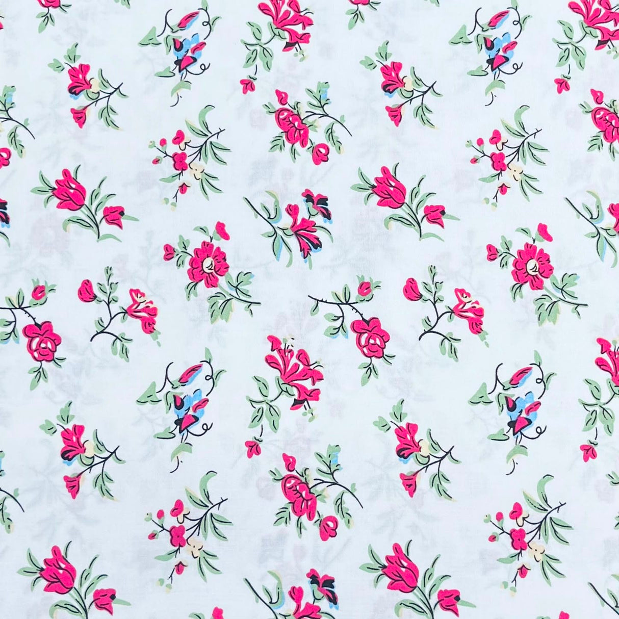 Pound A Metre 3 Metres Printed Dressmaking Viscose Fabric – 55" Wide (Summer)