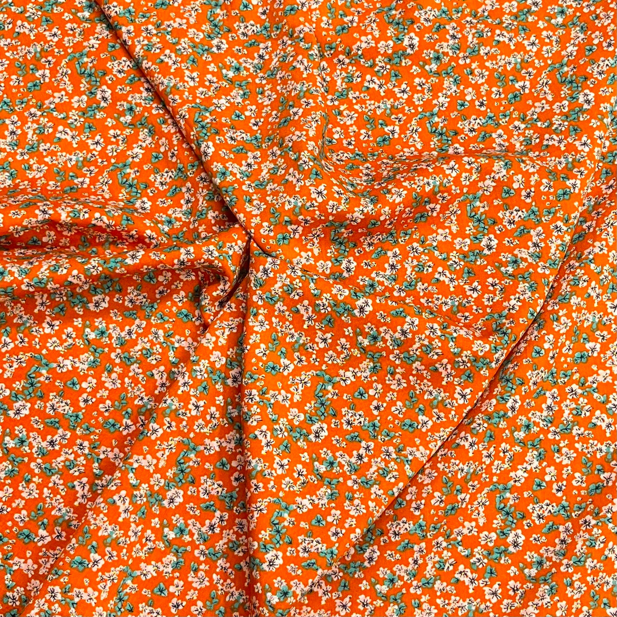 Pound A Metre 3 Metres Printed Dressmaking Viscose Fabric – 55" Wide (Sunset)