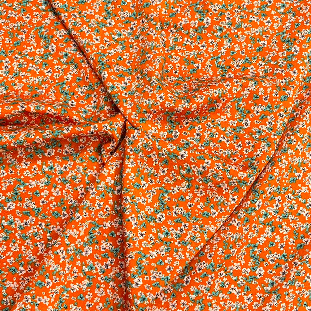 Pound A Metre 3 Metres Printed Dressmaking Viscose Fabric – 55" Wide (Sunset)