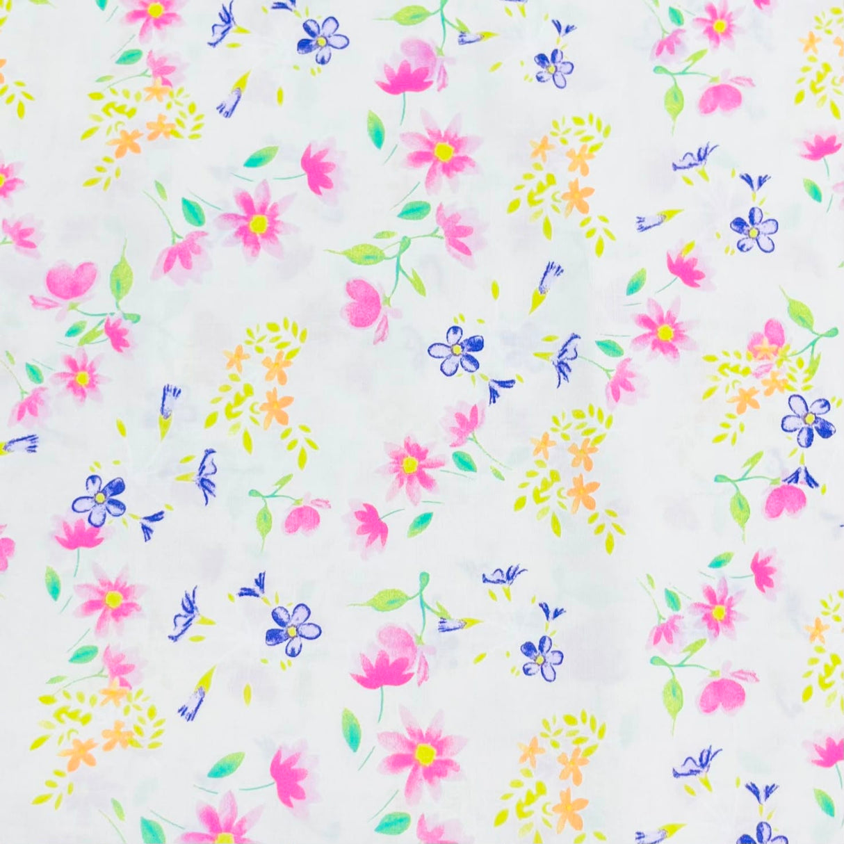 Pound A Metre 3 Metres Printed Dressmaking Viscose Fabric – 55" Wide (Tulip)
