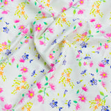Pound A Metre 3 Metres Printed Dressmaking Viscose Fabric – 55" Wide (Tulip)