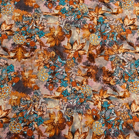 Pound A Metre 3 Metres Printed Dressmaking Viscose Fabric – 55" Wide (Vintage)
