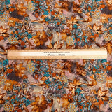 Pound A Metre 3 Metres Printed Dressmaking Viscose Fabric – 55" Wide (Vintage)