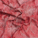 Pound A Metre 3 Metres Printed Dressmaking Viscose Fabric – 55" Wide (Wine)
