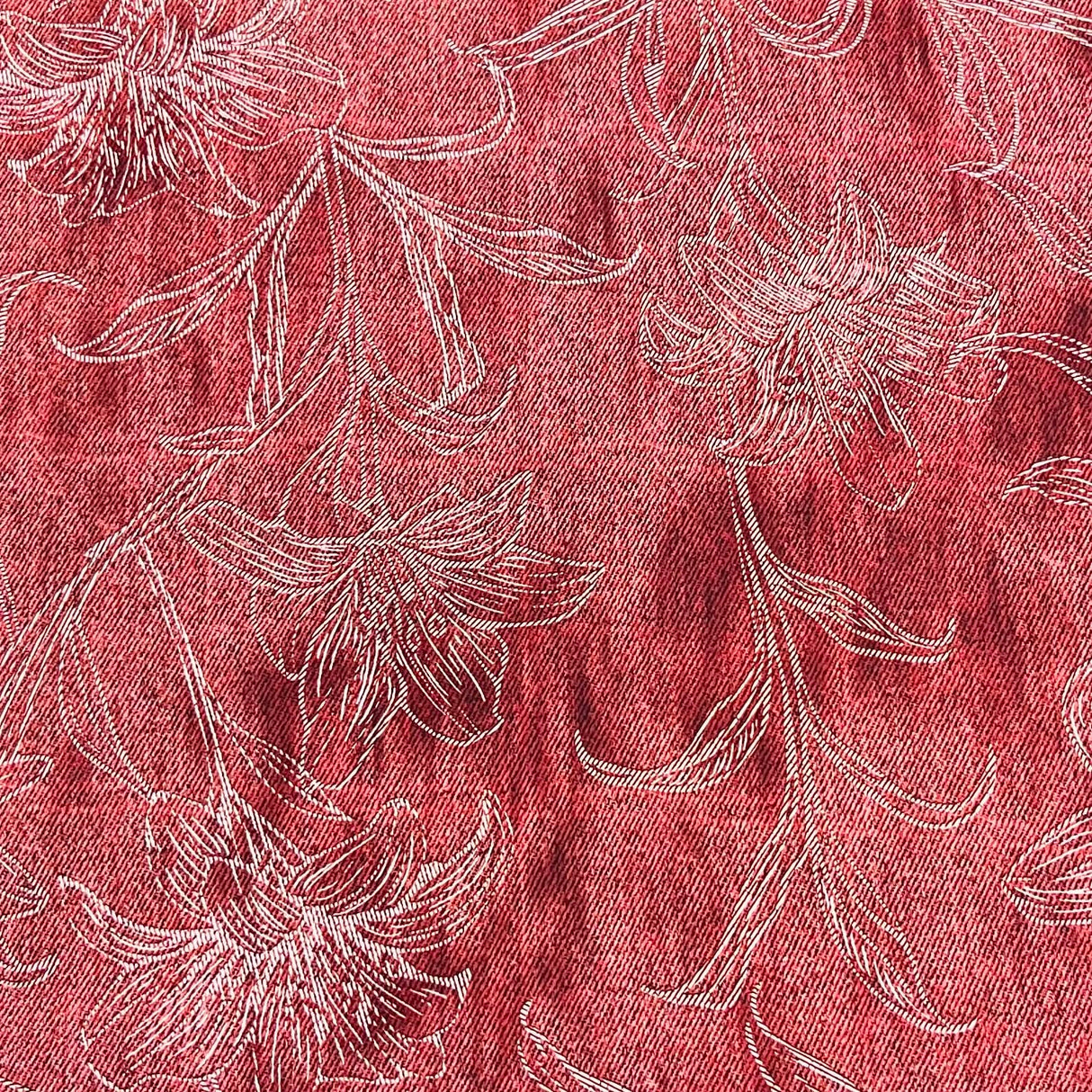 Pound A Metre 3 Metres Printed Dressmaking Viscose Fabric – 55" Wide (Wine)