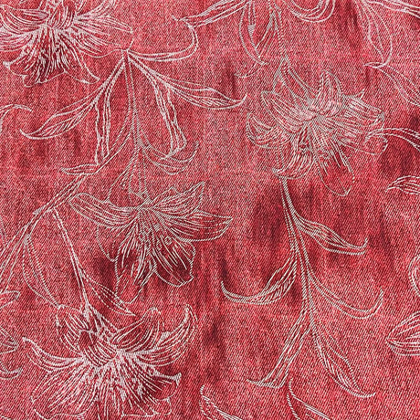 Pound A Metre 3 Metres Printed Dressmaking Viscose Fabric – 55" Wide (Wine)