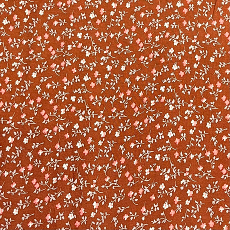 Pound A Metre 3 Metres Printed Dressmaking Viscose Fabric – 55" Wide (Wood)