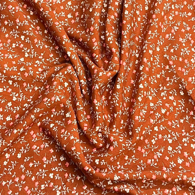 Pound A Metre 3 Metres Printed Dressmaking Viscose Fabric – 55" Wide (Wood)