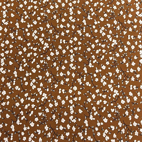 Pound A Metre 3 Metres Printed Dressmaking Viscose Fabric – 55" Wide (Wood)