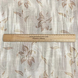 Pound A Metre 3 Metres Printed Linen Look Fabric - 55" Wide - (Beige)