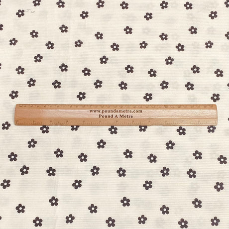 Pound A Metre 3 Metres Printed Needle Cord Cotton Corduroy 45" Wide  (Floral) (EOL)