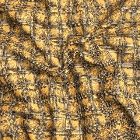 Pound A Metre 3 Metres Printed Needle Cord Cotton Corduroy 55" Wide  (Brown)