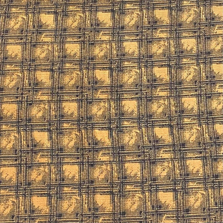 Pound A Metre 3 Metres Printed Needle Cord Cotton Corduroy 55" Wide  (Brown)