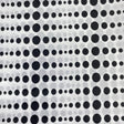 Pound A Metre 3 Metres Printed Polyester Jersey- 55'' Wide (Black & White) (BOGOF)