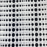 Pound A Metre 3 Metres Printed Polyester Jersey- 55'' Wide (Black & White) (BOGOF)