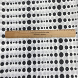 Pound A Metre 3 Metres Printed Polyester Jersey- 55'' Wide (Black & White) (BOGOF)