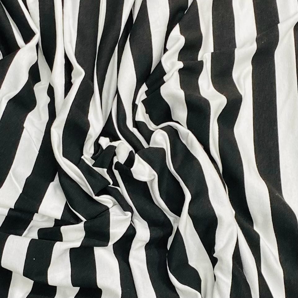 Pound A Metre 3 Metres Printed Polyester Jersey- 55'' Wide (Zebra) (BOGOF)