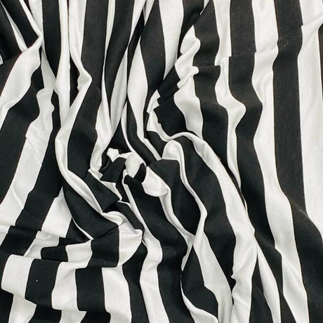 Pound A Metre 3 Metres Printed Polyester Jersey- 55'' Wide (Zebra) (BOGOF)