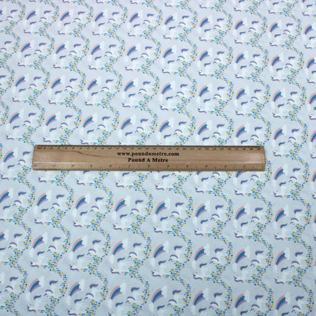 Pound A Metre 3 Metres 3 Metres Printed Poplin Cotton- 55" Wide (Unicorn)