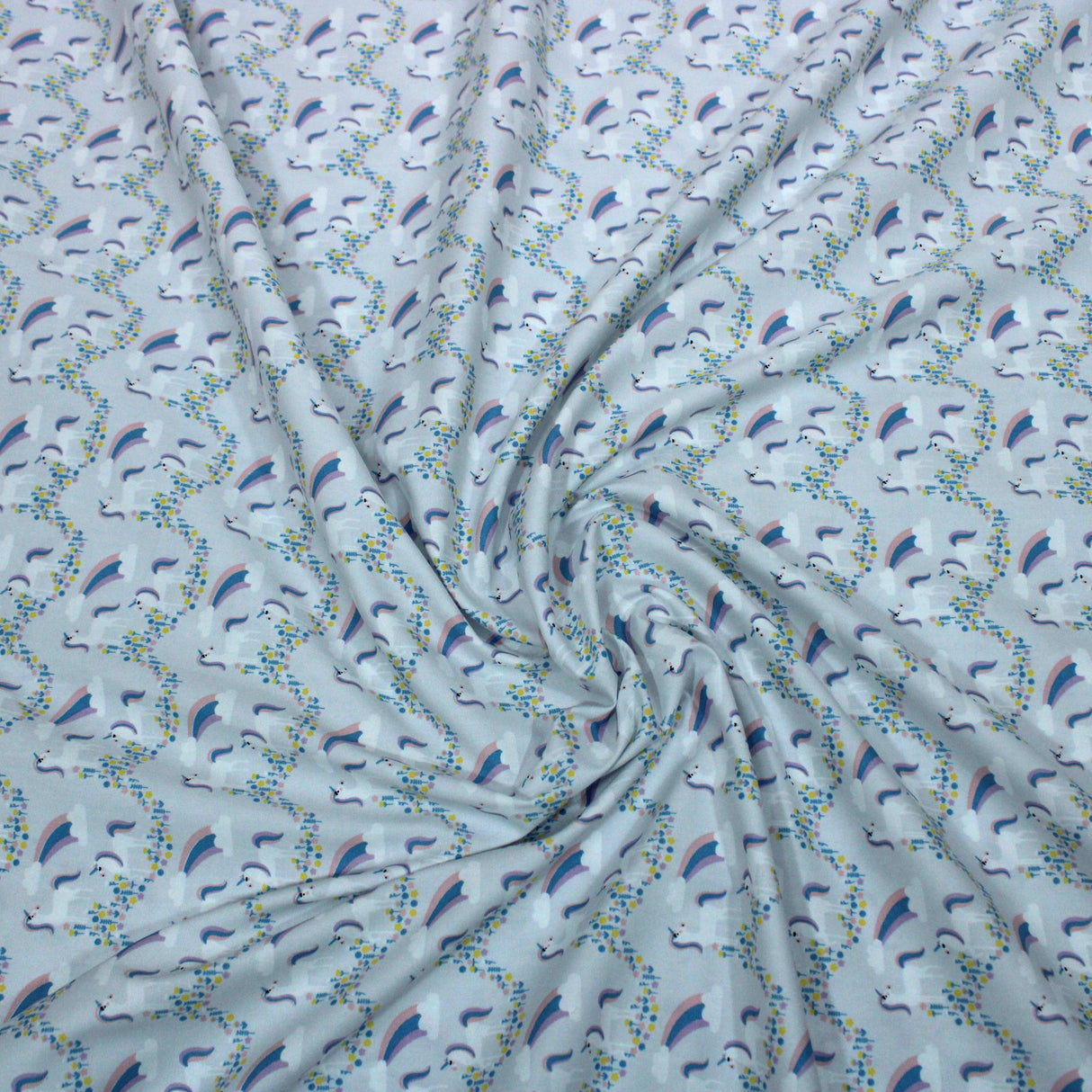 Pound A Metre 3 Metres 3 Metres Printed Poplin Cotton- 55" Wide (Unicorn)