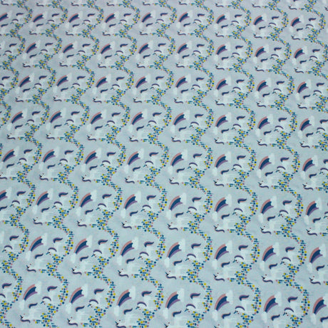 Pound A Metre 3 Metres 3 Metres Printed Poplin Cotton- 55" Wide (Unicorn)