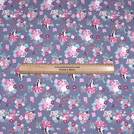 Pound A Metre 3 Metres 3 Metres Printed Poplin Cotton - 60" Wide (Floral)