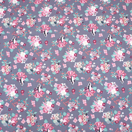 Pound A Metre 3 Metres 3 Metres Printed Poplin Cotton - 60" Wide (Floral)