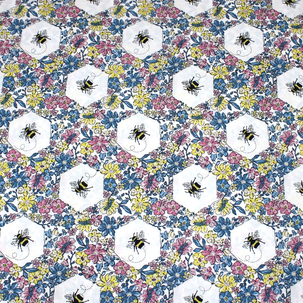 Pound A Metre 3 Metres 3 Metres Printed Poplin Cotton - 60" Wide (Garden)