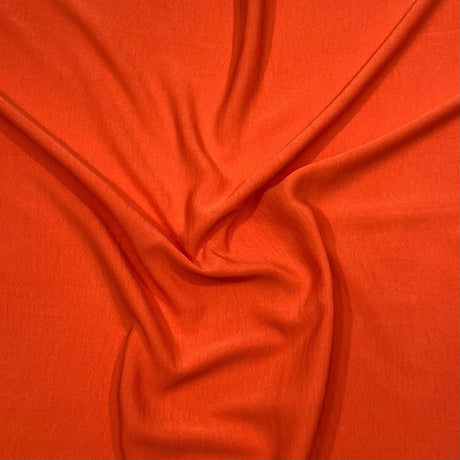 Pound A Metre 3 Metres Printed Ribbed Jersey 55” Wide - (Orange) (Black Friday Sale)