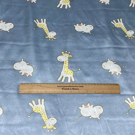 Pound A Metre 3 Metres Printed Silky Satin- 55" Wide (Animals)