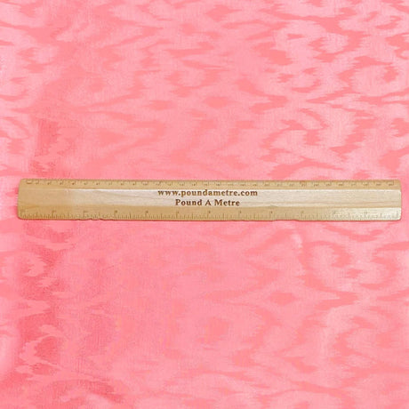 Pound A Metre 3 Metres Printed Silky Satin- 55" Wide (Coral) (EOL)