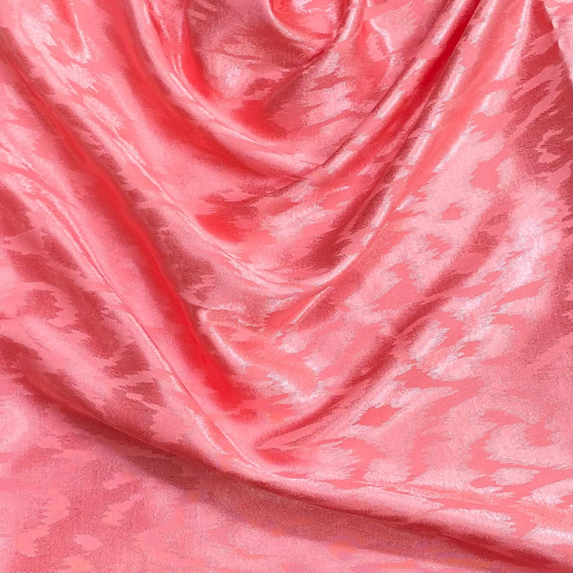 Pound A Metre 3 Metres Printed Silky Satin- 55" Wide (Coral) (EOL)